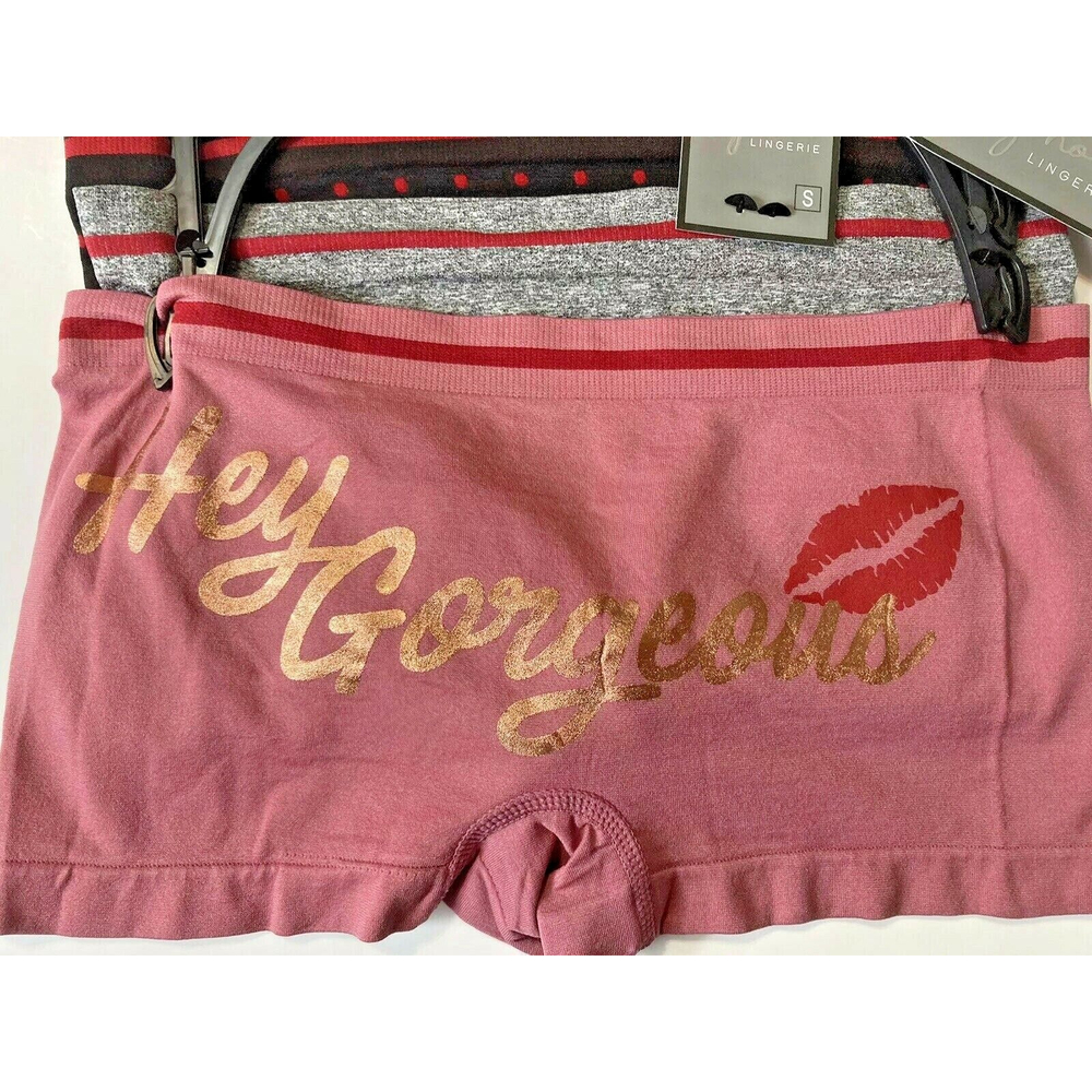 Icy Hot Lingerie Boyshort 3 Pack Seamless Panties Underwear Sexy Comfort